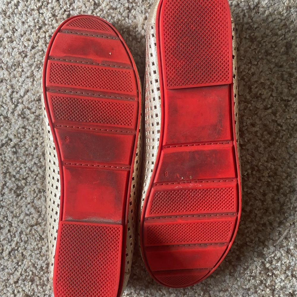 Gold/red Adam Tucker loafer - Picture 6 of 6